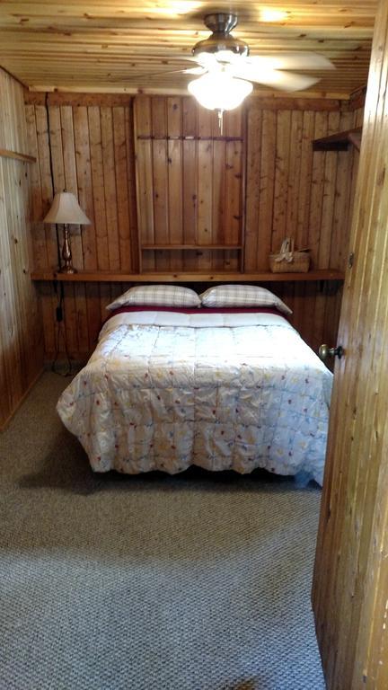 Log Cottage On Blue Lake Kalkaska Exterior photo